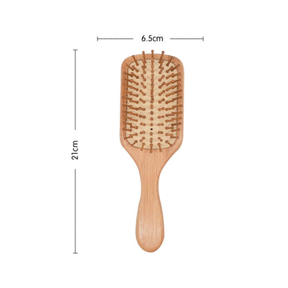 🌿 Premium Bamboo Hair Brush – Enhance Hair Growth & Reduce Hair Loss! ✨