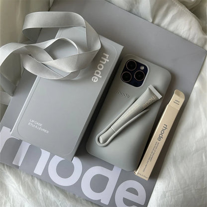 iPhone 15 - Rhode Lip Gloss & Case Set – Gift Box Edition
