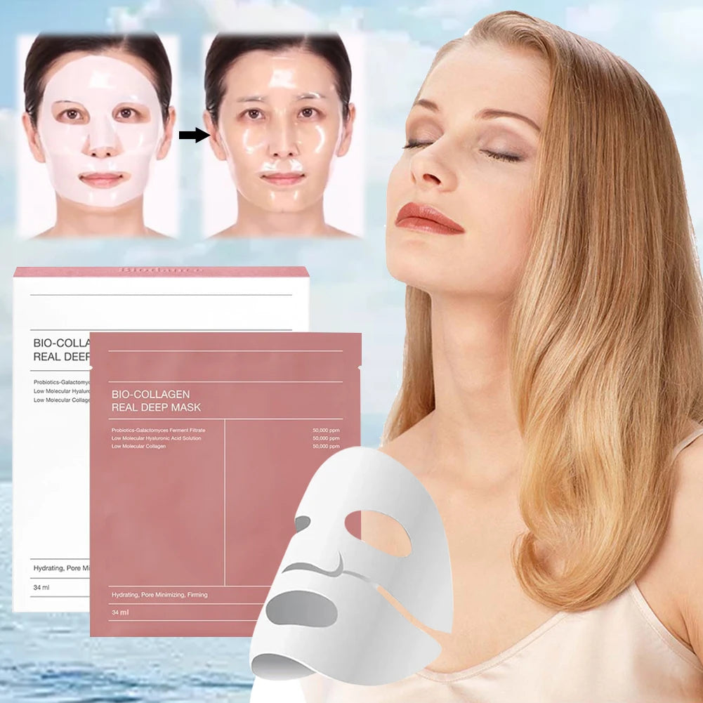 🌙 Wake Up to Radiant, Youthful Skin – 4-Piece Bio-Collagen Overnight Face Mask! ✨