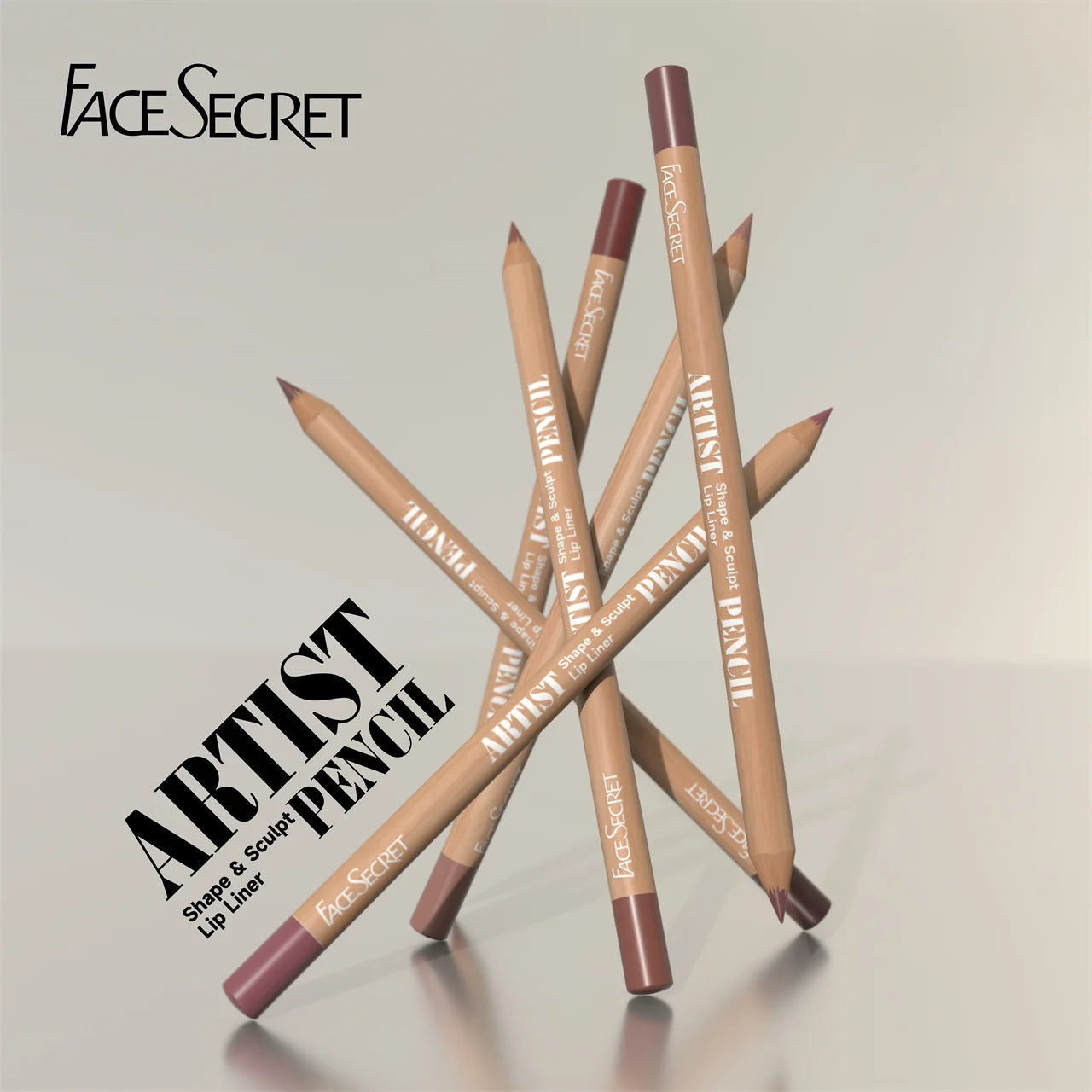 💄 Face Secret Artist Lip Liner Set – Precise, Matte & Effortlessly Blendable! ✨