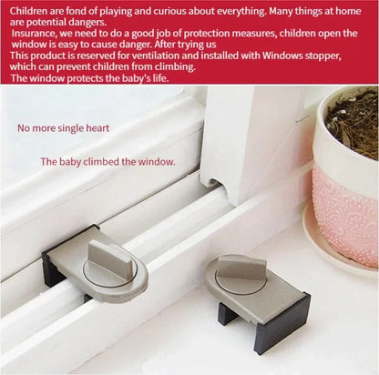 🔒 Child Safety &amp; Security Window Lock – Peace of Mind for Parents! 👶✨