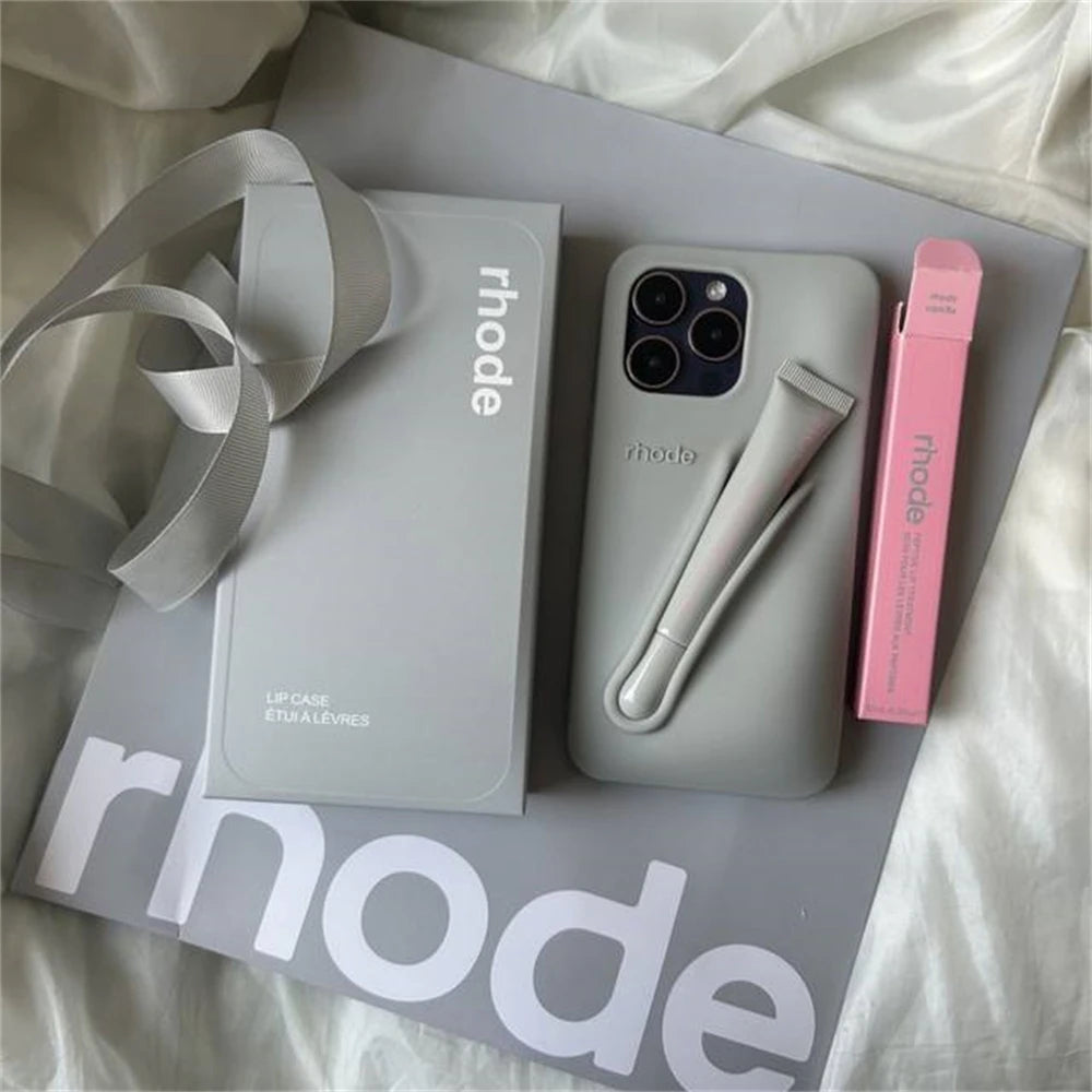 iPhone 15 - Rhode Lip Gloss & Case Set – Gift Box Edition