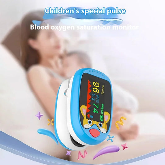 🩺 Rechargeable Child Finger Pulse Oximeter – Monitor Your Child’s Oxygen Levels with Ease! 👶✨