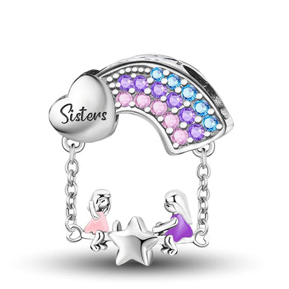 Charmdora Mama & Baby – Loving Bond Charm (925 Silver)