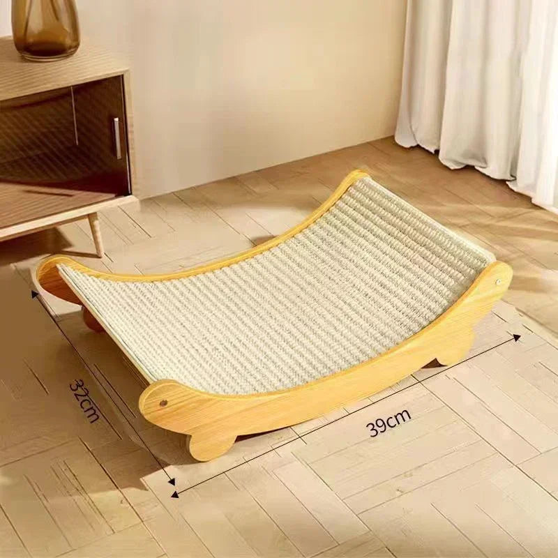 Scratch & Snooze: Multifunctional Cat Scratching Bed