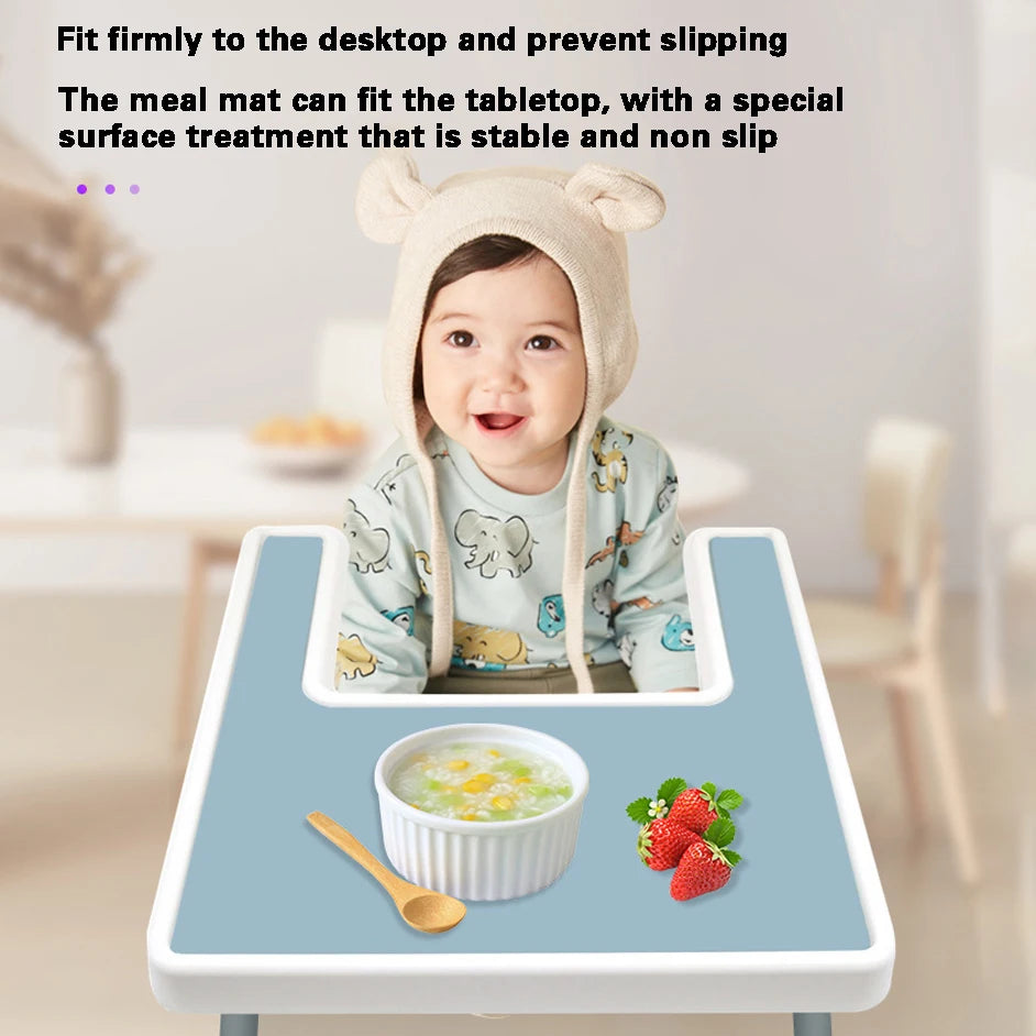 🍽️ Silicone Placemats for Kids – Mess-Free Mealtime Made Easy! 👶✨