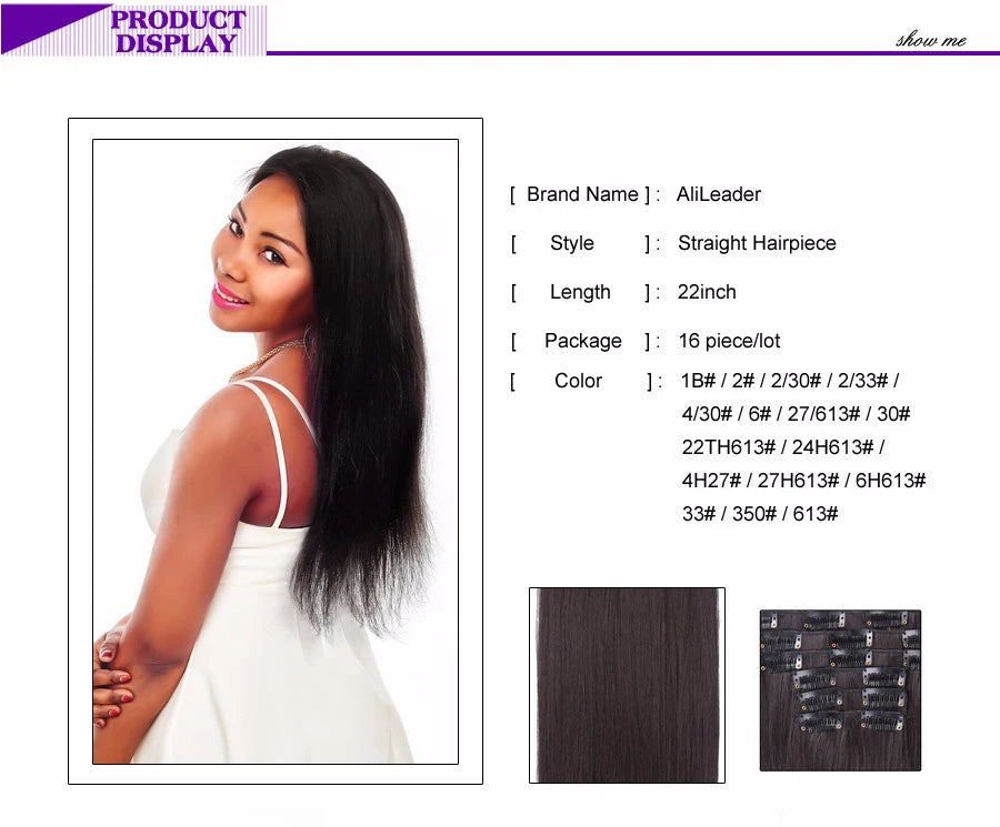 💇‍♀️ Alileader Clip-In Hair Extensions – Instant Volume &amp; Length! ✨