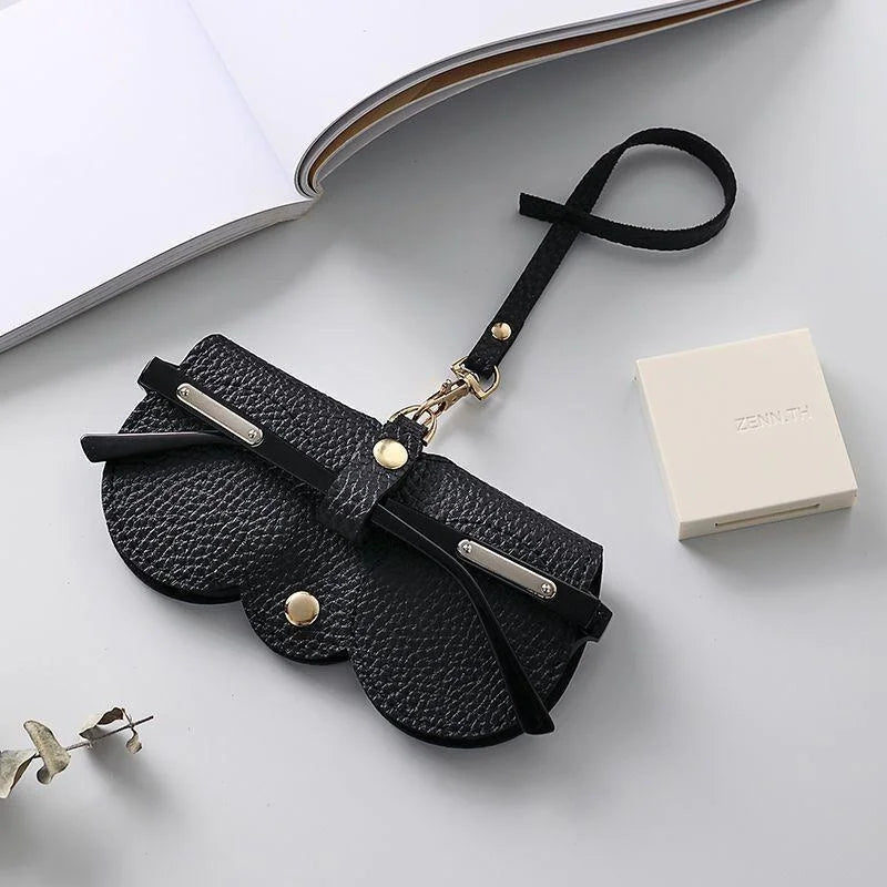 Scallop Clip-On Glasses Case – Vegan Leather