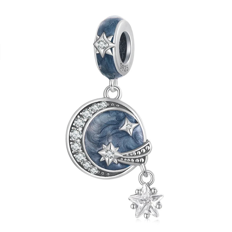 925 Sterling Silver Blue Astral Charm – Fly Beyond the Stars
