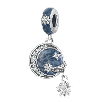 925 Sterling Silver Blue Astral Charm – Fly Beyond the Stars