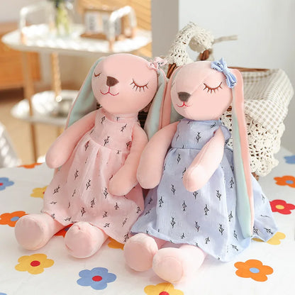 🐰 Adorable Kawaii Long-Ear Rabbit Plush – The Perfect Snuggle Buddy! ✨