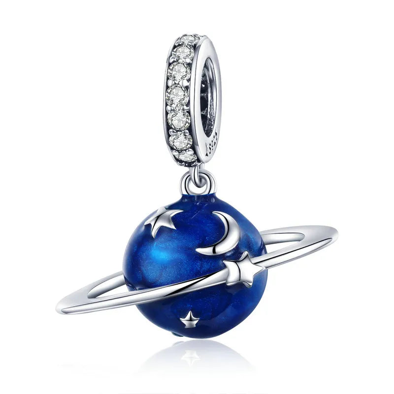 925 Sterling Silver Blue Astral Charm – Fly Beyond the Stars