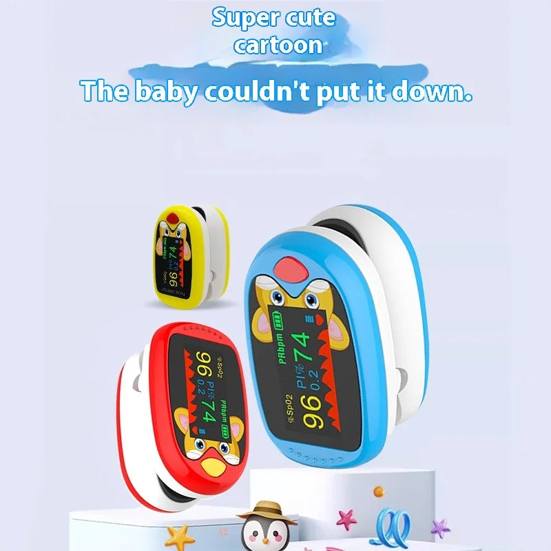 🩺 Rechargeable Child Finger Pulse Oximeter – Monitor Your Child’s Oxygen Levels with Ease! 👶✨