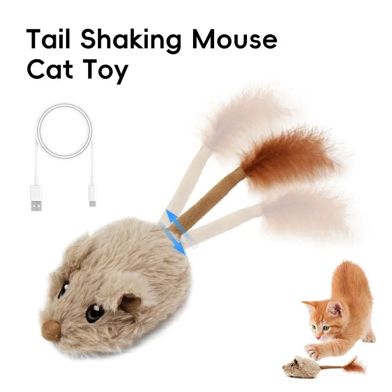 CatchMe: Rechargeable Moving Mouse Toy