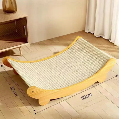 Scratch & Snooze: Multifunctional Cat Scratching Bed