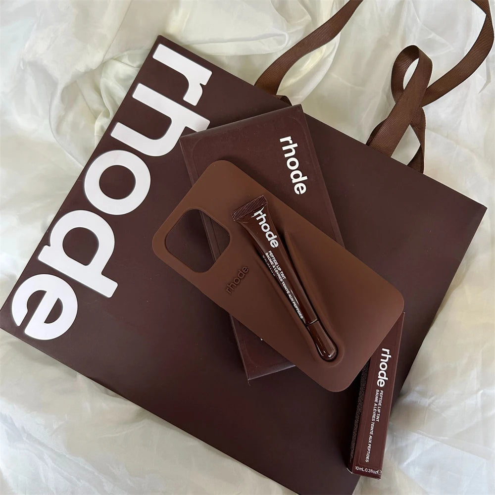 iPhone 16 - Rhode Lip Gloss & Case Set – Gift Box Edition