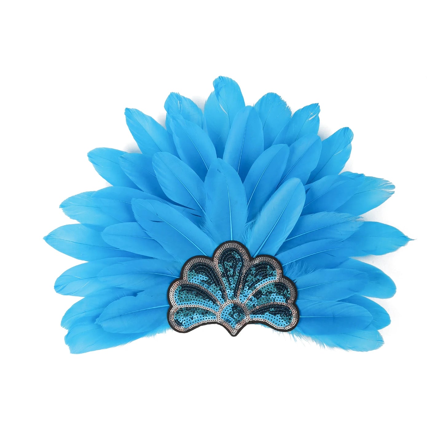 Perfect Carnival Feather Headpiece Christmas Showgirl Headband Headpiece 1920s Vintage Gatsby Party Charleston Feather Headdress