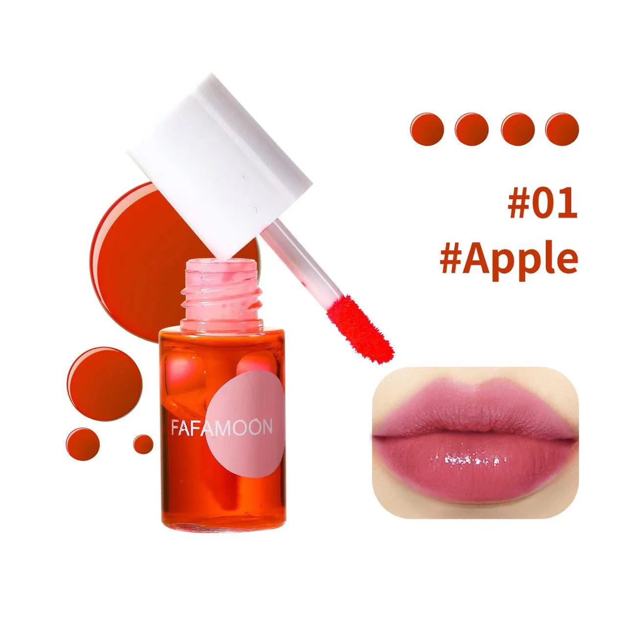 🍓 4-Color Fruity Lip Tint – Hydrating, High-Pigment &amp; Long-Lasting! 💋✨