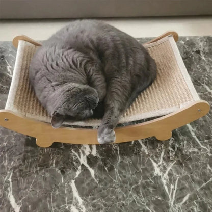 Scratch & Snooze: Multifunctional Cat Scratching Bed