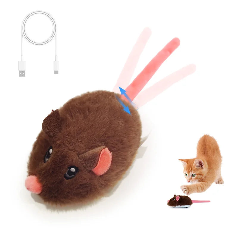 CatchMe: Rechargeable Moving Mouse Toy