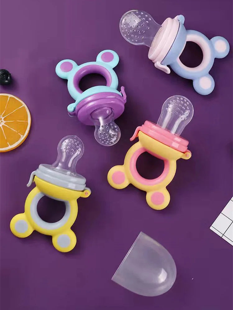 🍓 Baby Fruit Feeder &amp; Teether – Safe &amp; Fun Way to Introduce Fresh Foods! 👶✨