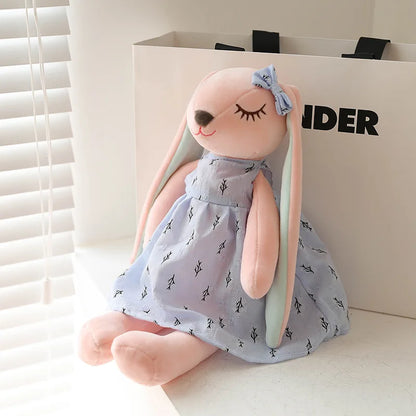 🐰 Adorable Kawaii Long-Ear Rabbit Plush – The Perfect Snuggle Buddy! ✨