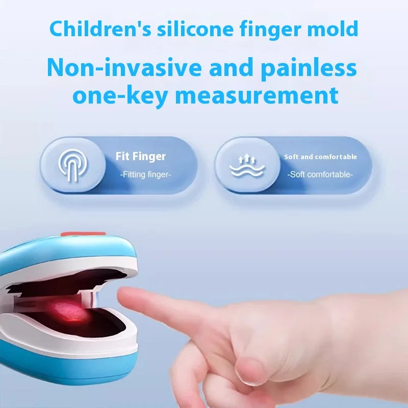 🩺 Rechargeable Child Finger Pulse Oximeter – Monitor Your Child’s Oxygen Levels with Ease! 👶✨