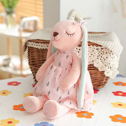 🐰 Adorable Kawaii Long-Ear Rabbit Plush – The Perfect Snuggle Buddy! ✨