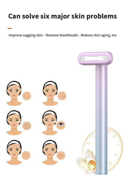 💎 Red LED Face Massage Wand – The Ultimate Anti-Ageing Skincare Tool!