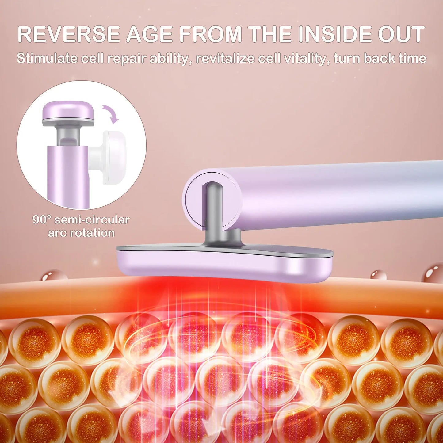 💎 Red LED Face Massage Wand – The Ultimate Anti-Ageing Skincare Tool!