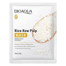 ✨ Bioaqua Rice Nourishing Facial Mask – The Secret to Radiant, Glowing Skin!