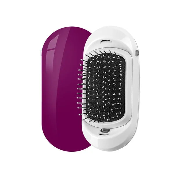 ✨ Ionic Electric Hairbrush – Frizz-Free, Shiny Hair On the Go!