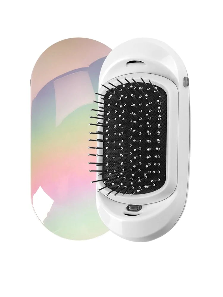 ✨ Ionic Electric Hairbrush – Frizz-Free, Shiny Hair On the Go!