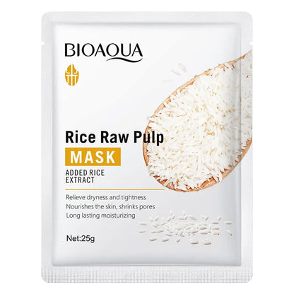 ✨ Bioaqua Rice Nourishing Facial Mask – The Secret to Radiant, Glowing Skin!